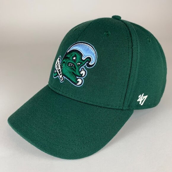 Tulane Green Wave NCAA Green 47 Brand MVP Strapback Adjustable Hat - Picture 1 of 5